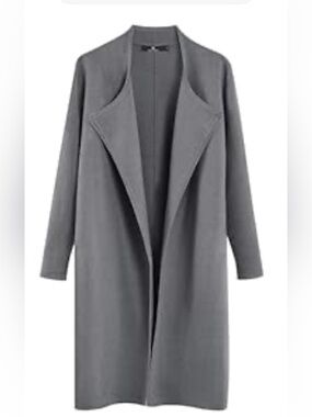 Light gray cardigan jacket
